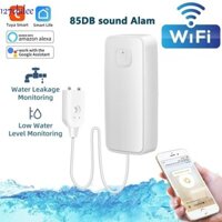 Báo động nước DALEE, Cảm biến rò rỉ nước mức độ tràn Tuya, Màn hình từ xa Báo động âm thanh Wifi thông minh Hệ thống an ninh cảm biến rò rỉ lũ lụt