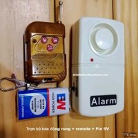 Báo động RUNG chống trộm điều khiển từ xa - kêu to bể làng, Thiết bị tìm xe trong bãi