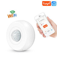 Báo động wifi cảm biến hồng ngoại lắp trần Tuya HM-PIRW05