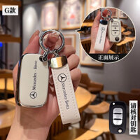 Bao đựng chìa khóa thông minh dùng cho Mercedes-Benz có thể gập lại túi đựng vỏ nữ forfour khóa xe smart ELF fortwo