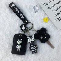 Bao đựng chìa khóa xe điện Bao Đựng Thẻ NFC cảm ứng bao đựng bảo vệ bao đựng Cửa Treo hoạt hình Bao Đựng Thẻ khóa cửa