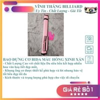 Bao Đựng Cơ Bida Nhập Khẩu | ĐỰNG 1 Cán 1 Ngọn | Màu Hồng Xinh Xẻo [KHÔNG KÈM CƠ]