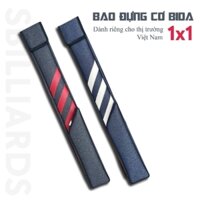 Bao đựng cơ bida,gậy Bi A, bao đựng 1 chuôi 1 ngọn có quai đeo chéo, dày dặn chống va đập-Aileex-Bàn và Phụ kiện Bi a
