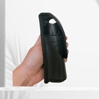 Bao đựng đèn pin XML-T6 | Túi đeo hông đựng đèn pin siêu sáng | Ultrafire XML T6 | Da PU | Màu đen