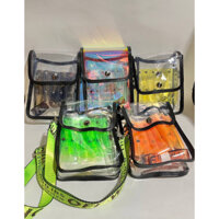 Bao đựng kéo lược trong suốt, túi đựng dụng cụ tóc thời trang phong _SSTR