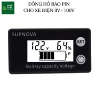 Báo dung lượng pin cho xe scooter, ô tô điện buggy , xe máy điện, RC, từ 8V-100V (model JX - 6133)