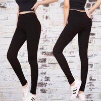 [Bao Form Đẹp] Quần Legging Cotton Nữ, Quần Thun Nữ, Quần Tập Thể Thao Yoga Nữ