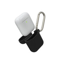 Bao Gear4 chống sốc, chống bẩn cho Airpod 1 &amp; 2 - tương thích với sạc không dây mà không cần tháo vỏ - Hàng chính hãng - Black