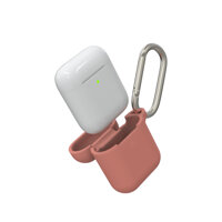 Bao Gear4 chống sốc, chống bẩn cho Airpod 1 &amp; 2 - tương thích với sạc không dây mà không cần tháo vỏ - Hàng chính hãng - Coral