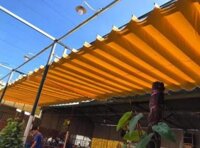 Báo Giá mái bạt xếp che nắng mã BT11