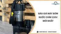 Báo giá máy bơm nước chìm 220V mới nhất 03/2026