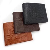 [Bao giá toàn quốc-freeship]Ví nam da bò thật vân cá sấu