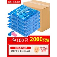 Bao giày dùng một lần nguyên hộp, bao giày nhựa dày, chống trượt trong nhà, bao giày bền, bao giày đặc biệt cho bất động sản, kích thước lớn