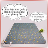 [Bảo Hành 1 Đổi 1] Chăn điện đệm Hàn Quốc chính hãng vải cotton 1m35 x 1m8 siêu ấm cho mùa đông