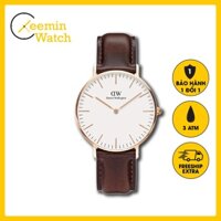 [Bảo hành 1 đổi 1 Kèm Quà Tặng 300K] Đồng Hồ Nữ Da We Classic Chống Nước Thời Trang Xeemin Watch A13