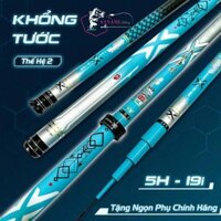 [Bảo hành 1 năm 1 lóng PB1] Cần Câu Tay Gama FX Khổng Tước 5H Thế Hệ 2 Chuyên Câu Đơn Câu Đài CT34