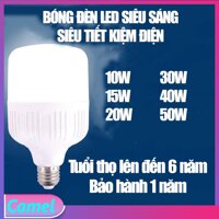 [BẢO HÀNH 1 NĂM] Bóng Đèn LED Siêu Sáng Siêu Tiết Kiệm Điện Tuổi Thọ 25000 Giờ Đui E27 Đèn Led Chiếu Sáng Bóng Đèn Led 1m2 Đèn Led Pha Đèn Led Trang Trí