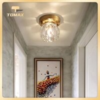 [Bảo hành 1 năm] Đèn trần pha lê sang trọng TOMAX Light - Chiếu sáng đơn giản & thanh lịch cho lối đi, lối vào, đồ trang trí & hành lang | Thiết kế xuất khẩu