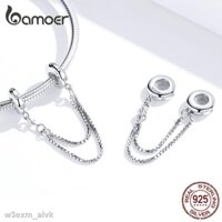 Bảo Hành 1 năm Hạt Trang Sức Bamoer SCC1419 Bạc 925 Làm Vòng Đeo Tay Xinh Xắn