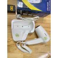 [BẢO HÀNH 1 NĂM] Máy sấy tóc treo tường khách sạn siêu bền, hai chế độ gió siêu mạnh, Yigao 313B