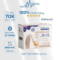 BẢO HÀNH 1 NĂM - MÁY TRỢ THÍNH không dây Biohealth JH-115 - Máy điếc, Tai nghe trợ thính cho người già CHÍNH HÃNG.