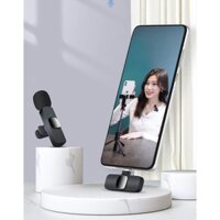 [Bảo hành 1 năm] Micro thu âm không dây cài áo K9 - Khử Tiếng Ồn Cao Cấp - Khoảng Cách 20m