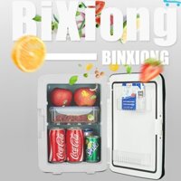 BẢO HÀNH 1 NĂM -Tủ lạnh mini,TỦ LẠNH HAI CHIỀU LÀM LẠNH TỐI ĐA 3 ĐỘ, HÂM NÓNG Ở 65 ĐỘ-10L