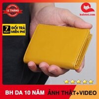 [BẢO HÀNH 10 NĂM BONG TRÓC] VÍ DA THẬT MINI NHỎ GỌN ĐỰNG THẺ VD32 ĐỀN GẤP 10 NẾU KHÔNG PHẢI DA THẬT