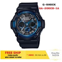 [Bảo hành 10 năm] Đồng hồ thể thao nam G-Shock GA-200CB-1A full phụ kiện [Hưng Hân Shop]