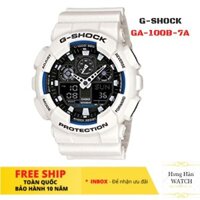 [Bảo hành 10 năm] Đồng hồ thể thao nam nữ G-Shock GA-100B-7A [Hưng Hân Shop]