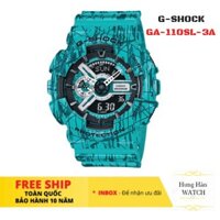 [Bảo hành 10 năm] [Oder] Đồng hồ thể thao G-shock nam nữ GA-110SL-3A Full phụ kiện [Hưng Hân Shop]