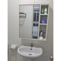 [BẢO HÀNH 10 NĂM ]  tủ treo tường phòng tắm gương ngoài nhựa cao cấp ECOPLAST bao bền đẹp giá tận xưởng