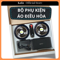 [BẢO HÀNH 12 THÁNG] Bộ Phụ Kện Pin Quạt Sạc Áo Điều Hòa GIFV Nhật Bản Chính Hãng Pin 50000mah