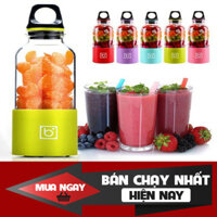 [Bảo hành 12 tháng] Máy Xay Sinh Tố, Sạc Pin 4 Lưỡi BINGO JUICER CUP 500Ml
