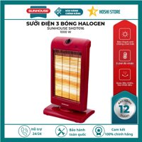 [BẢO HÀNH 12 THÁNG] Sưởi điện 3 bóng Halogen Sunhouse SHD7016 , máy sưởi làm ấm tốc độ siêu nhanh tỏa nhiệt đều