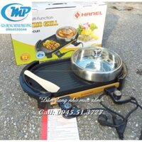 Bảo hành 12 Tháng Vỉ lẩu nướng 2 mâm nhiệt Hanel HL CL01