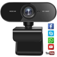 👑(Bảo hành 12 tháng) Webcam Kẹp 720P-1080 Màn Hình Tích Hợp Míc - Webcam Máy Tính Hỗ Trợ Học Trực Tuyến, để bàn