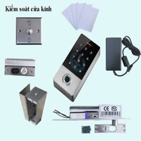 [Bảo hành 12T] Bộ khóa kiểm soát cửa kính KC-308P