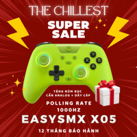 [BẢO HÀNH 12T] Tay cầm chơi game EasySMX X05, Hall Effect Joystick, Kết nối có dây 1000Hz, không dây USB Receiver