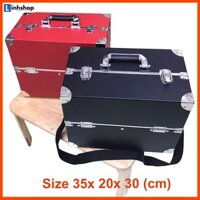 [Bảo hành 12th] Cốp trang điểm chuyên nghiệp LS35, thùng trang điểm size lớn LINHSHOPvn