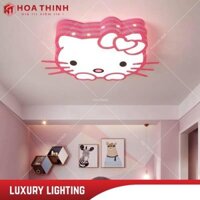 (Bảo hành 2 năm) Đèn trẻ em, đèn ốp trần phòng ngủ cho bé Hello Kitty, 3 chế độ áng sáng HTOT-09