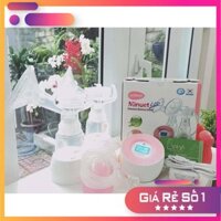 (BẢO HÀNH 24 THÁNG) Máy hút sữa điện đôi Minuet màn hình LCD có pin sạc kèm adapter Hàn Quốc UNIMOM UM872019