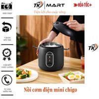 [Bảo hành 3 tháng] Nồi cơm điện đa năng mini chống dính Chigo công suất 200W, dung tích 1.2L - tiện dụng, siêu bền