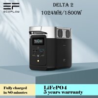 【Bảo Hành 5 Măm】Trạm lưu trữ điện EcoFlow DELTA 2 1024Wh 1800W sạc nhanh công suất cao hộp nguồn dự phòng RV