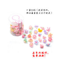 Bảo hành 5 năm, hộp 50 chiếc ghim đẩy bằng gỗ màu sắc mờ, ghim đẩy sáng tạo cho bảng kẹp giấy, ghim treo tường