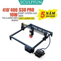 🔥Bảo hành 5 năm🔥máy khắc laser SCULPFUN S30 PRO 10W icube Có thể khắc gỗ, acrylic,da,thép không gỉ, Máy cắt Laser 410*40