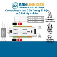 [BẢO HÀNH 6 THÁNG] Bộ Mạch Đèn Cầu Thang Thông Minh Cảm Biến Bước Châ, Đèn Cầu Thang Cảm Ứng  (Kèm Led, Nguồn tổ ong...)