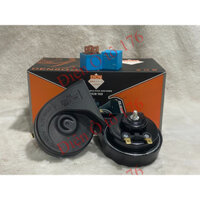 [BẢO HÀNH 6 THÁNG] COMBO 3 đôi còi sên DCN vỏ vàng. Còi sên ô tô, xe tải. Điện 12v