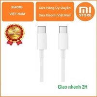 [Bảo hành 6 tháng] Dây Cáp Sạc Xiaomi USB Type-C ra USB Type-C 150cm SJV4108GL - Hàng chính hãng
