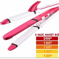 [Bảo hành 6 tháng] Máy tạo kiểu tóc 5 mức nhiệt độ đa năng 3 trong 1 Shinon SH- 8088T 3in1 máy làm tóc